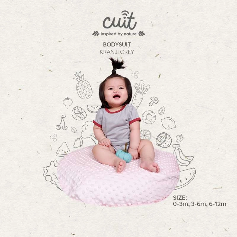 Product image CUIT Baby Newborn - 6 Bulan Inu Bodysuit Anak Unisex Furutsu Series M (6-12 bulan) Brown